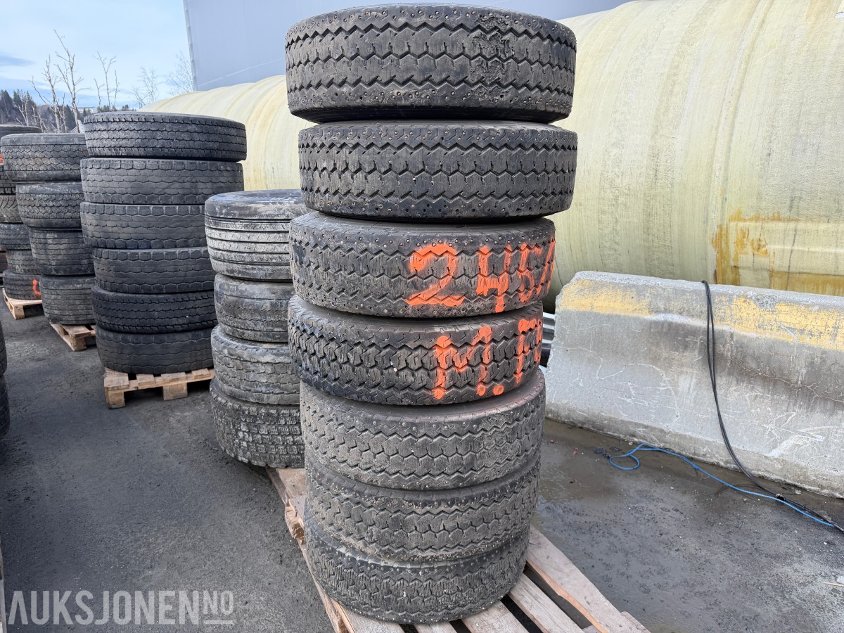 7 STK lastebildekk 245/70 R17.5