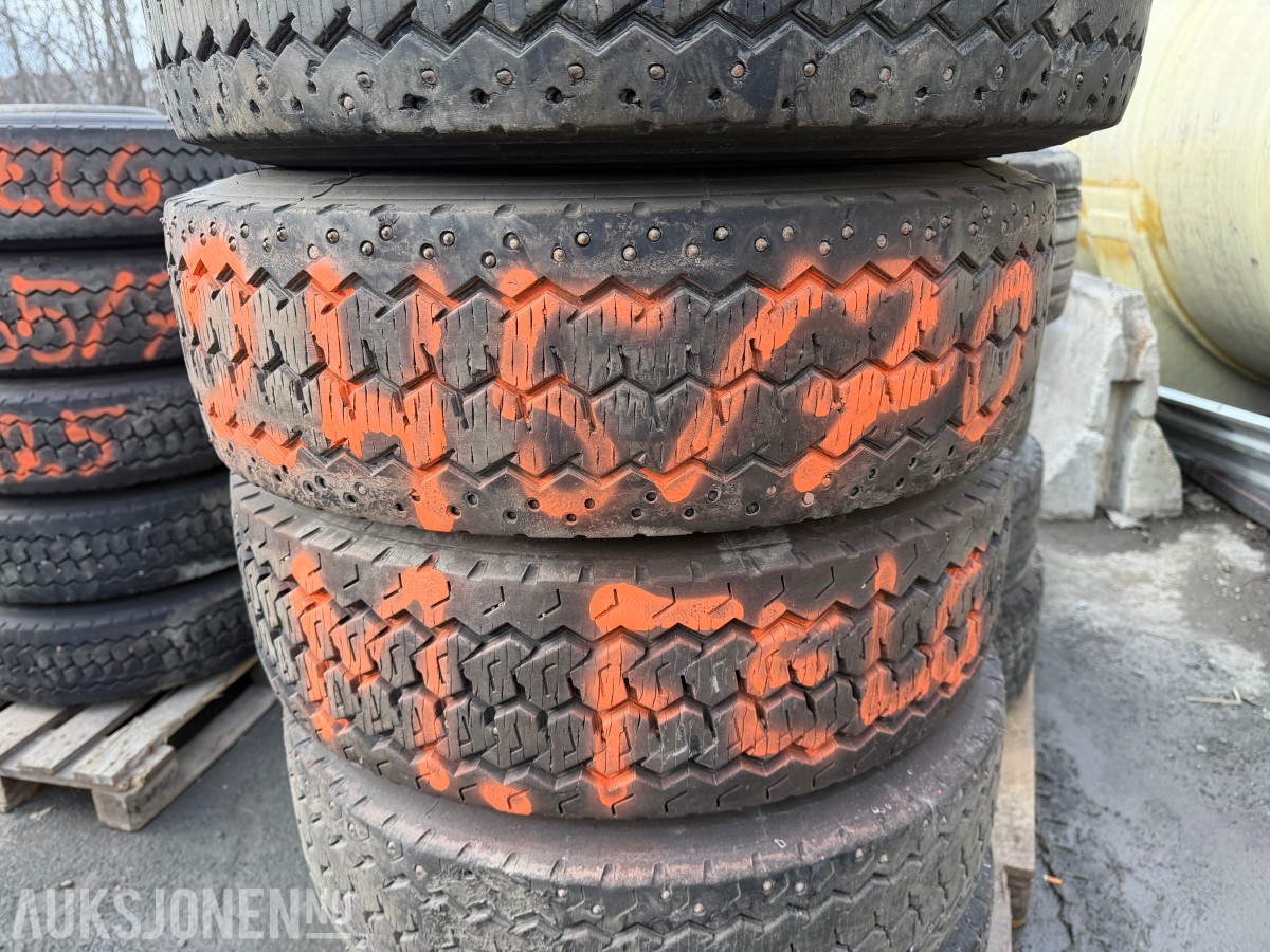 7 STK lastebildekk 245/70 R17.5