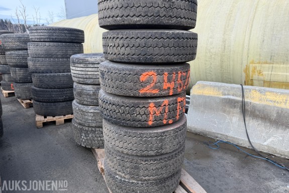 7 STK lastebildekk 245/70 R17.5