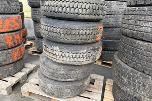 5 stk Lastebildekk 265/70 R19.5 – på felg