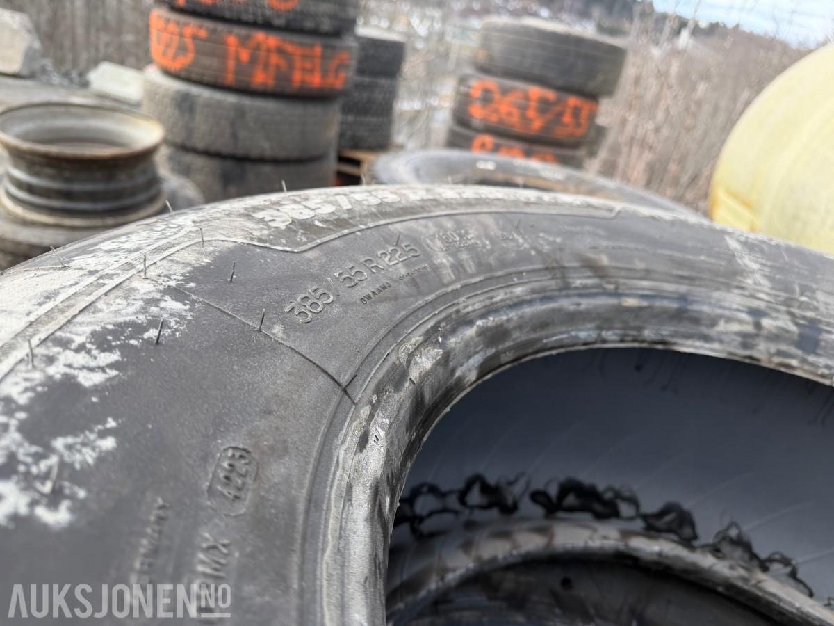 Diverse lastebildekk / tilhengerdekk – 385/55R22.5 + 445/45R19.5