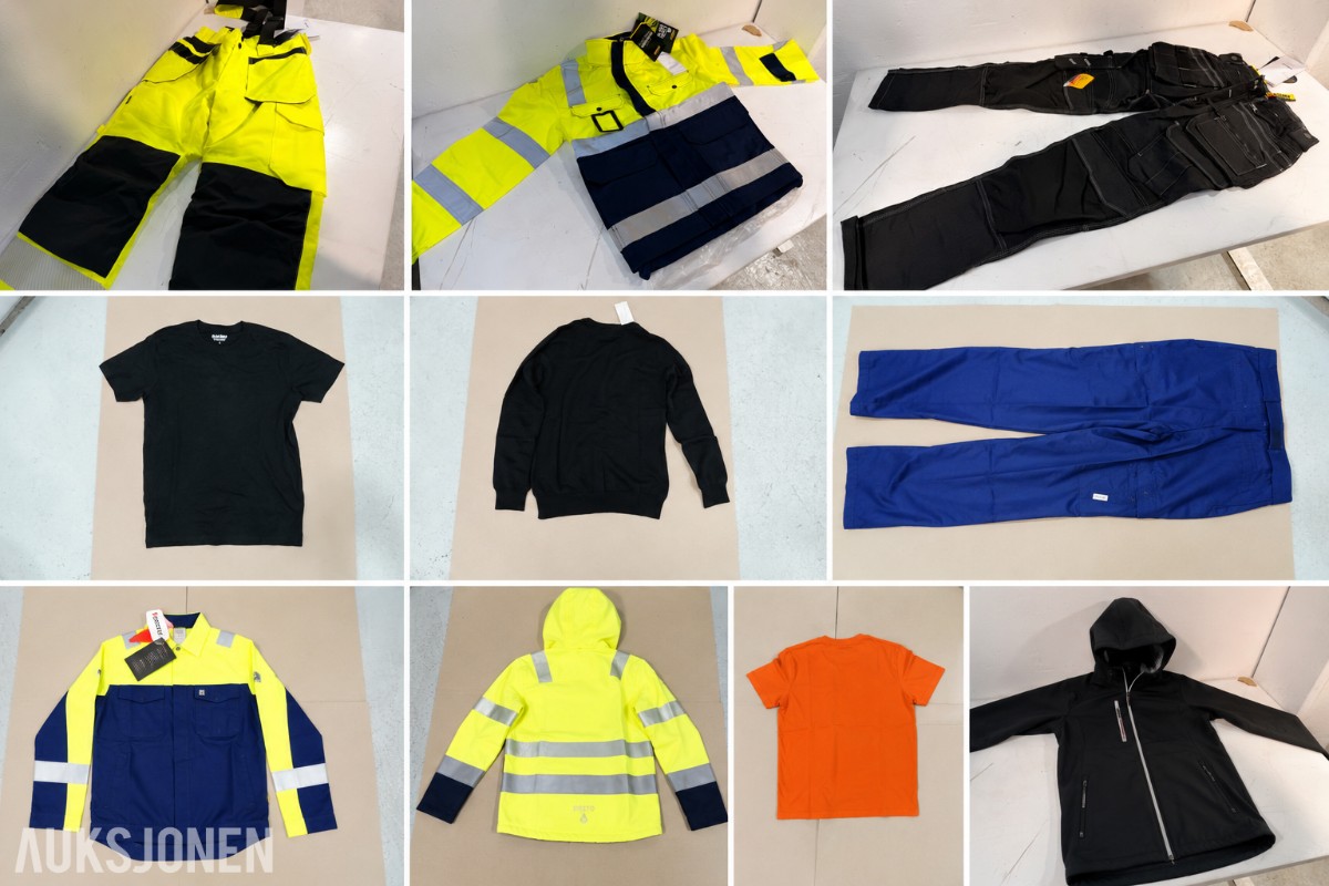 Arbeidstøy fra Blåkläder, Gesto, Fristads, Craft, Clique og Janus