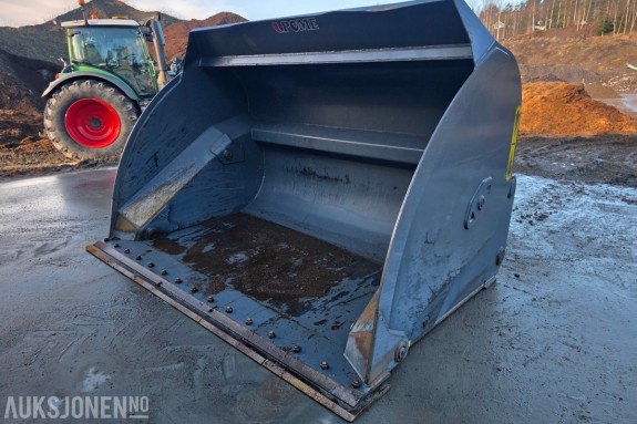 2023 POME HTB 6m3 høytippskuffe store bm feste