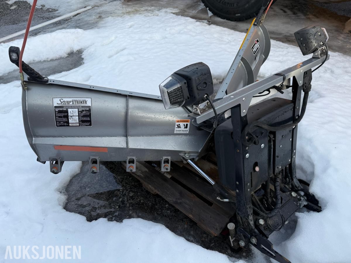 3 stk snøploger – Hilltip SnowStriker + V-plog – m/fester