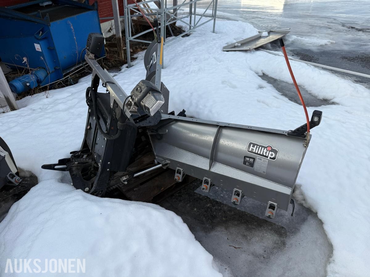 3 stk snøploger – Hilltip SnowStriker + V-plog – m/fester