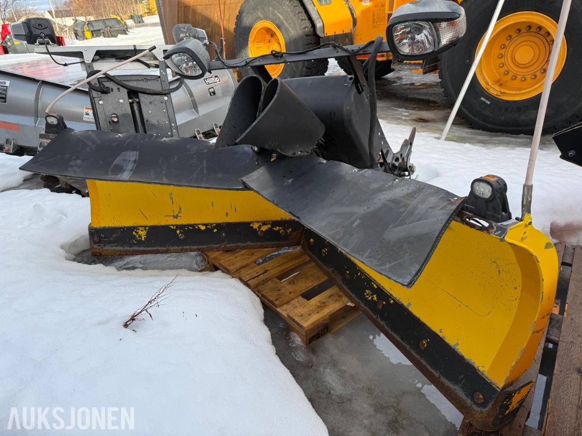 3 stk snøploger – Hilltip SnowStriker + V-plog – m/fester