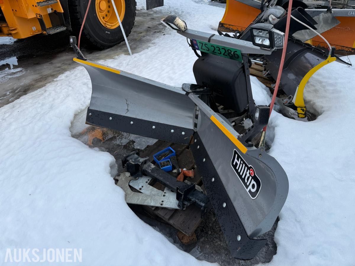 3 stk snøploger – Hilltip SnowStriker + V-plog – m/fester