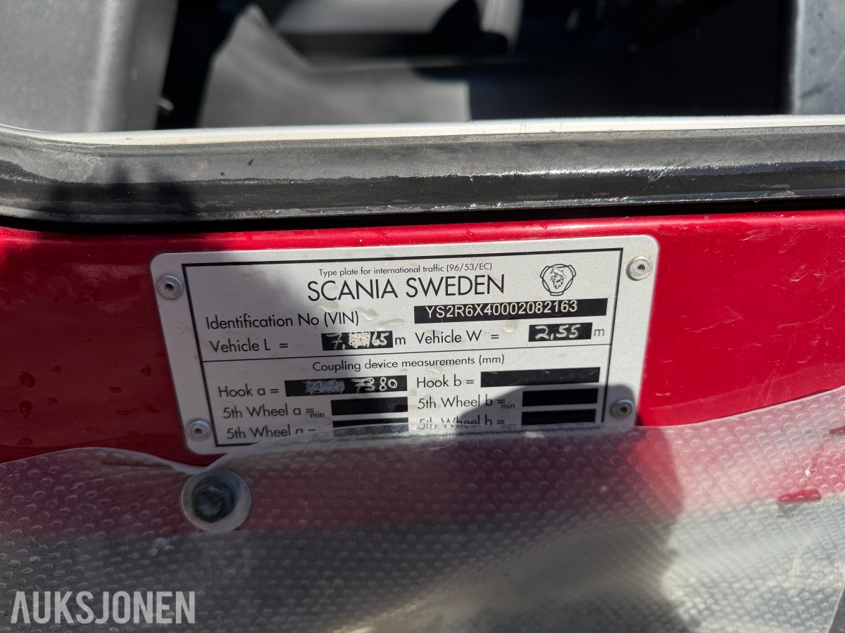 2013 Scania R730 V8 – Tippbil – 6x4