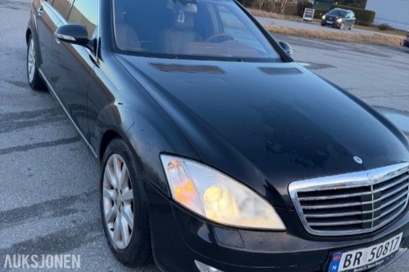 2007 Mercedes-Benz S320 CDI 3.0 235hk 4MATIC automat cruisekontroll hengerfeste keyless soltak eu ok 08.2027