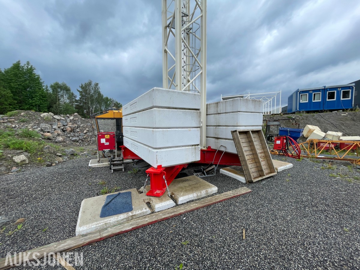 2022 TEREX tårnkran CTT91-5 25 m