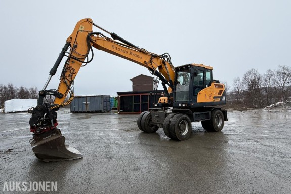 2017 Hyundai HW140 Hjulgraver med humus 8CT henger - GPS - Rotortilt - Skuff - 7513T