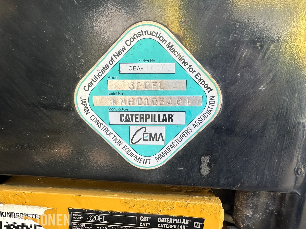 2017 Cat 320FL gravemaskin, GPS, Rototilt R8, boretårn, 2 skuffer