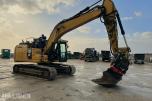 2017 Cat 320FL gravemaskin, GPS, Rototilt R8, boretårn, 2 skuffer