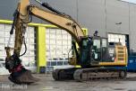 2017 Cat 320FL gravemaskin, GPS, Rototilt R8, boretårn, 2 skuffer