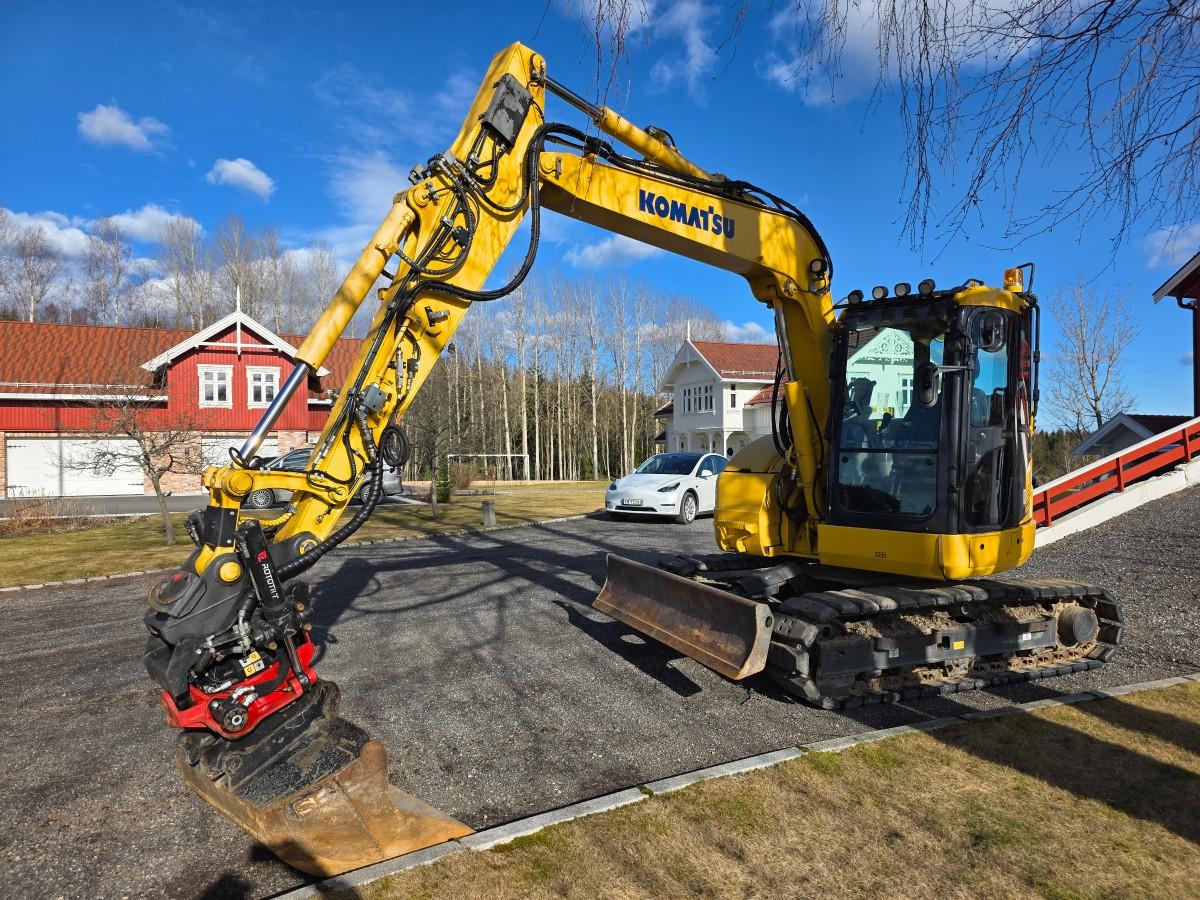 2020 Komatsu PC78US-10 beltegraver R3 rototilt-sentralsmøring Nylig sertifisert