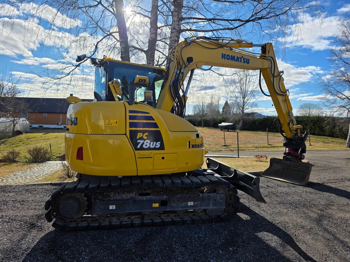 2020 Komatsu PC78US-10 beltegraver R3 rototilt-sentralsmøring Nylig sertifisert