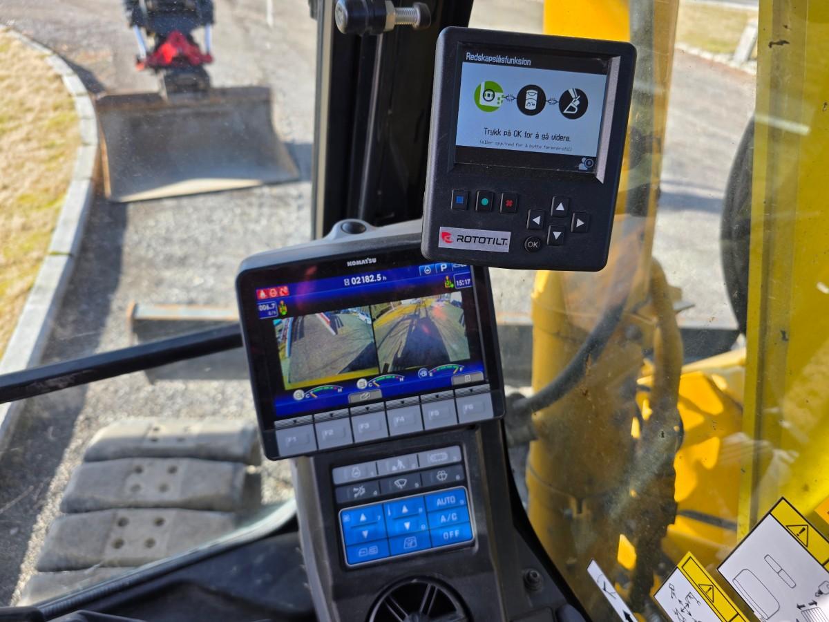 2020 Komatsu PC78US-10 beltegraver R3 rototilt-sentralsmøring Nylig sertifisert