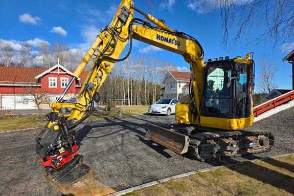 2020 Komatsu PC78US-10 beltegraver R3 rototilt-sentralsmøring Nylig sertifisert