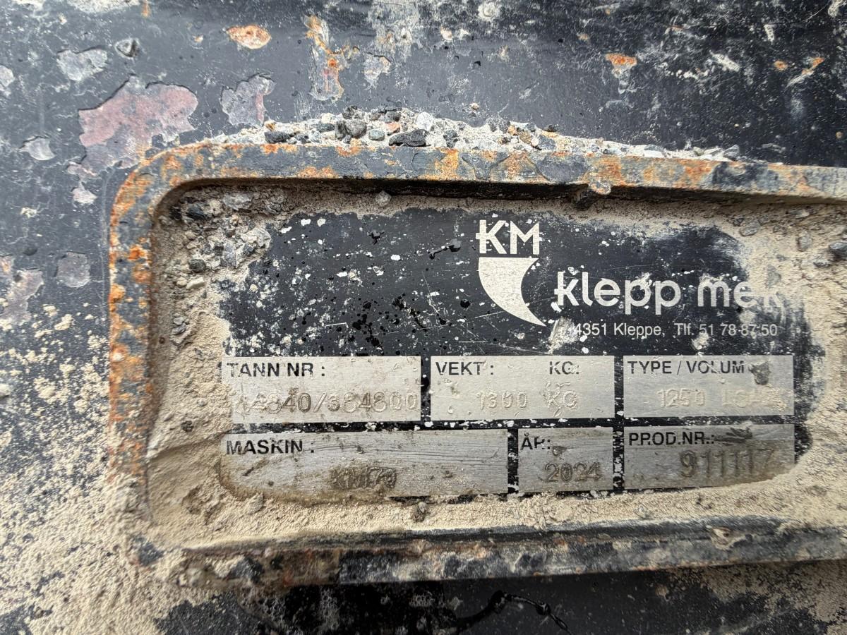 2024 Klepp Mek lasteskuffe 1250 liter – KM70 – M48E2 tenner