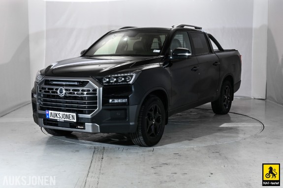 2024 KGM MUSSO GRAND 2.2 D 203 HK 4X4 AUT ACC HENGERFESTE NAVI KAMERA NYBILGARANTI 