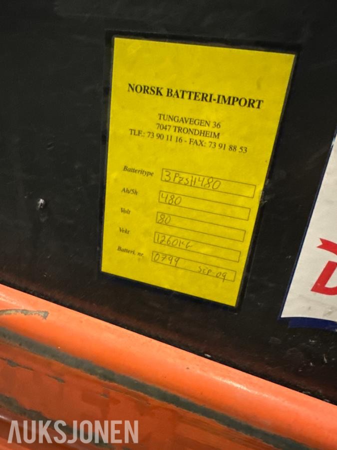 1995 Toyota Motvektstruck 7FBMF elektrisk