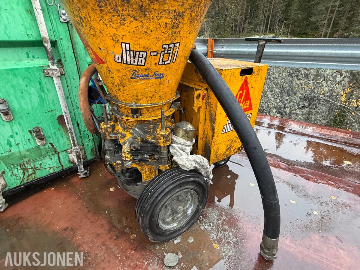 Aliva-237 Top Betongpumpe / betongsprøytemaskin