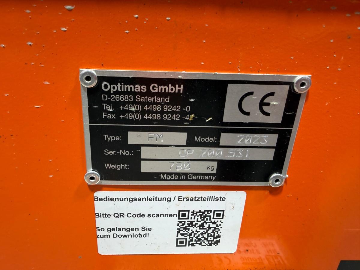 2023 OPTIMAS PLANMATIC 2.0 PRO inkl. tilbehør (innfest)