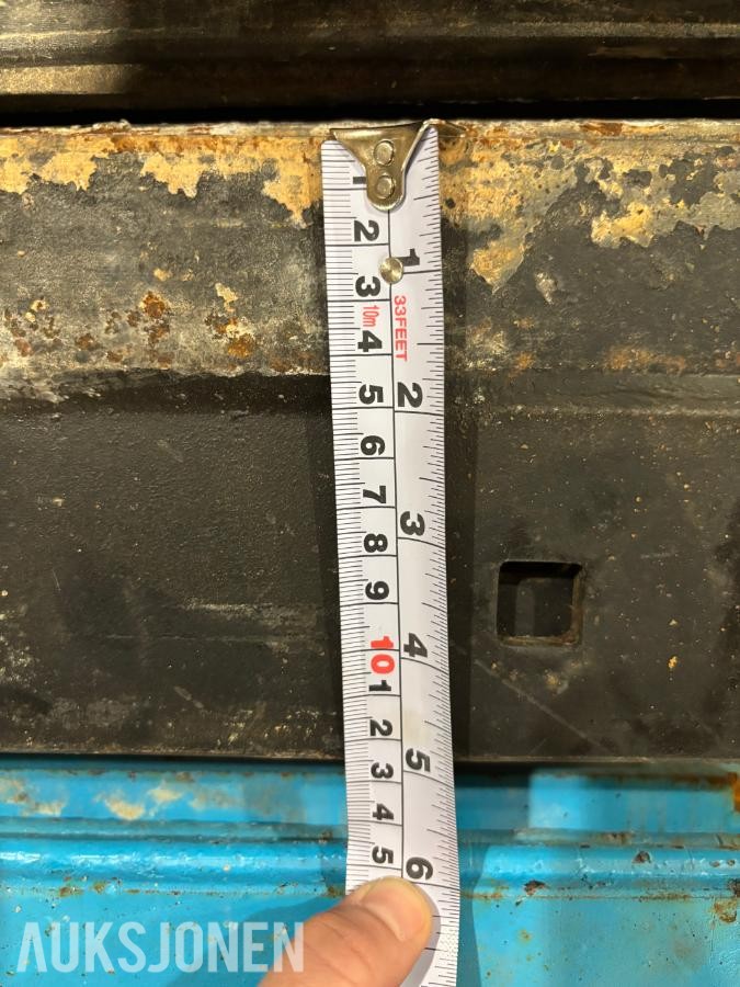 4 lengder slitestål 19x125x792 mm