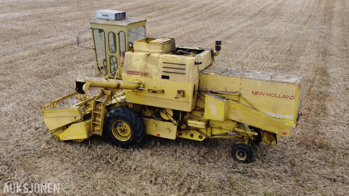 1979 New Holland Clayson 1530 Skurtresker – 11 fot skjærebord / halmkutter