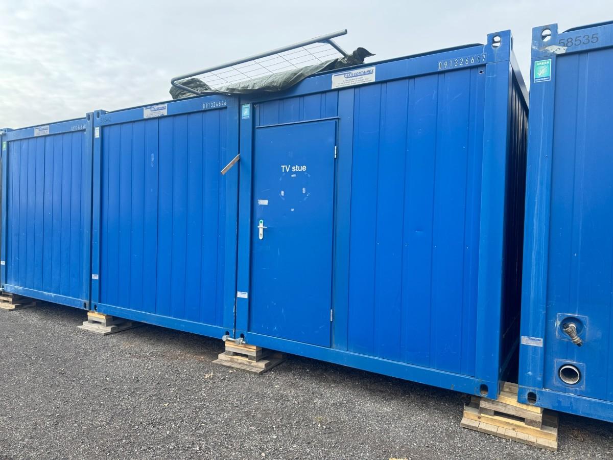 Containex BM Containerbrakke/sal - 2 Containere samlet sal