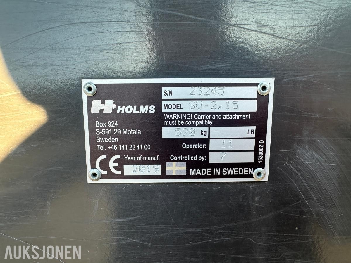 2019 Holms SU-2.15 Feiekost / kosteaggregat