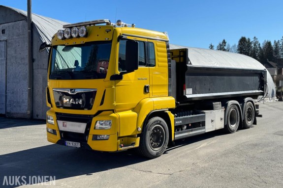 2017 MAN TGS 26.500 6X2 KROKLØFT HIAB 21T KROK KAMERA LED