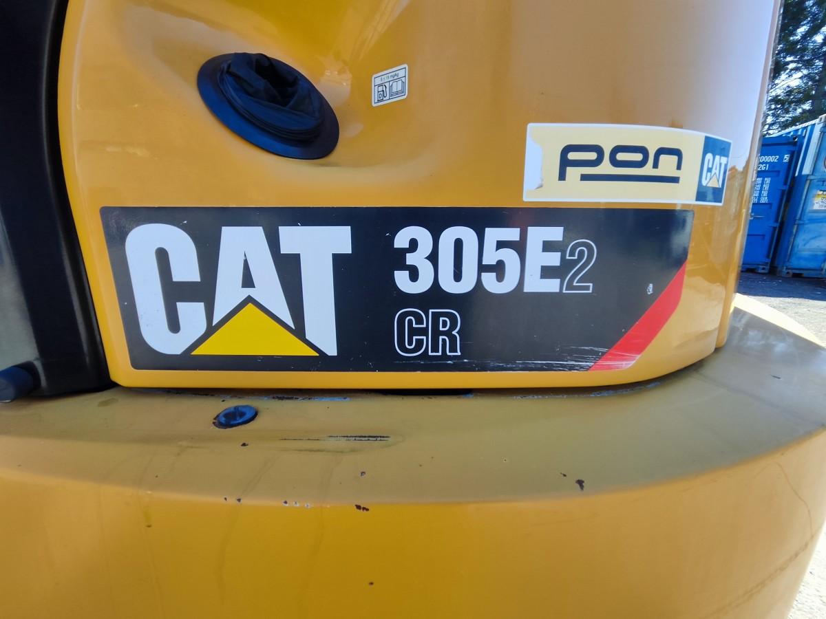 2020 CAT 305E2 CR med Engcon tiltrotator, S40 hurtigfeste og 2 skuffer
