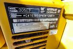 2020 CAT 305E2 CR med Engcon tiltrotator, S40 hurtigfeste og 2 skuffer