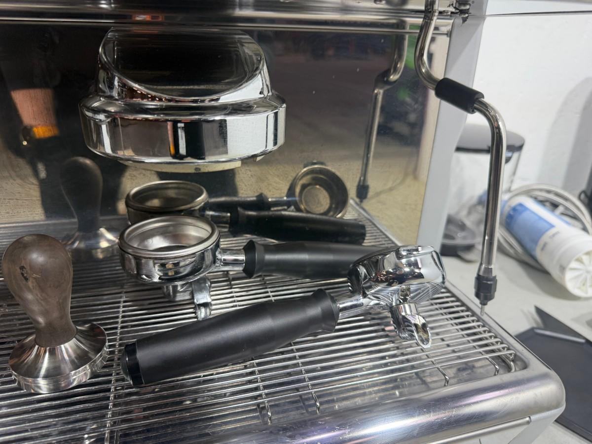 Casadio Nettuno A/2 espressomaskin med Anfim Luna kaffekvern
