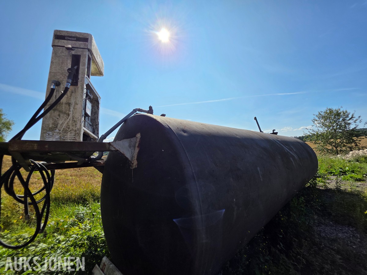 Dieseltank med pumpe 30 000 liter