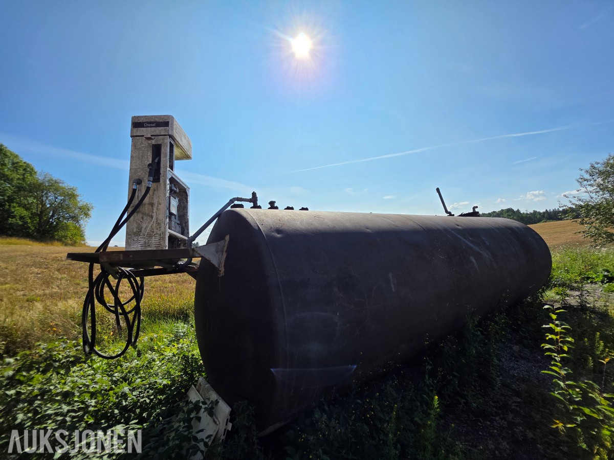 Dieseltank med pumpe 30 000 liter