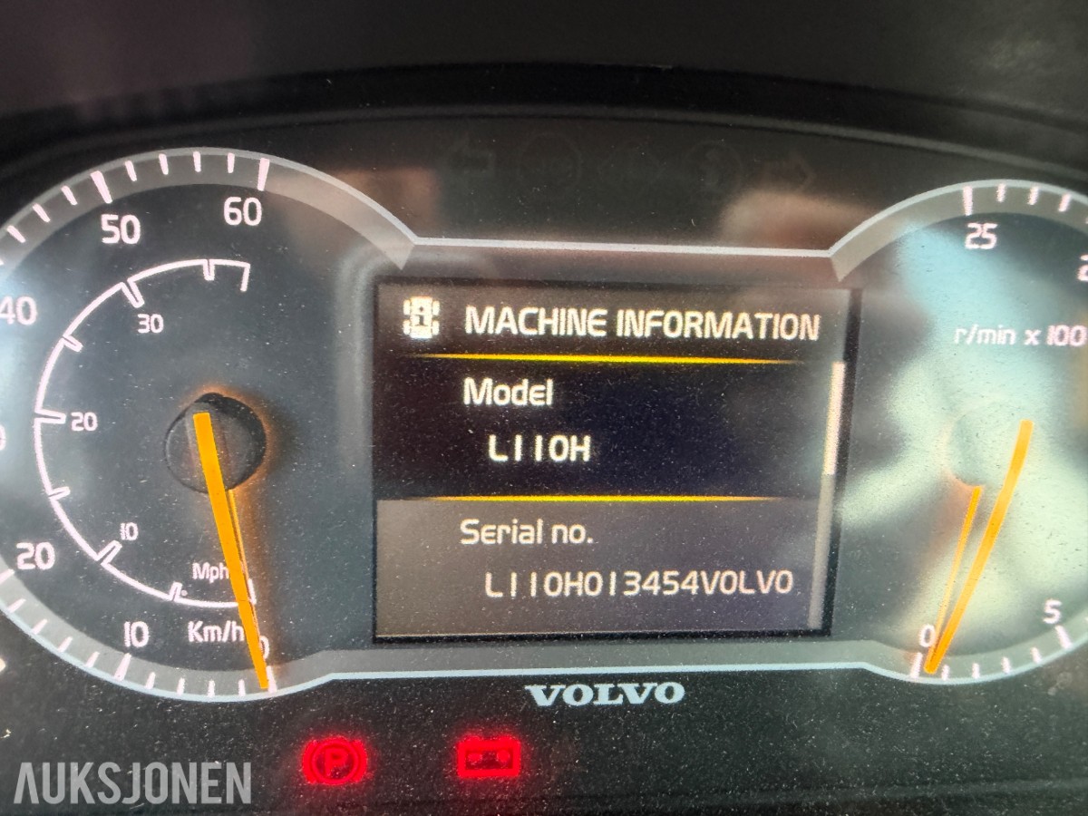 2021 Volvo L110H Hjullaster, spakstyring, sentralsmøring, OptiShift, 12779 Timer