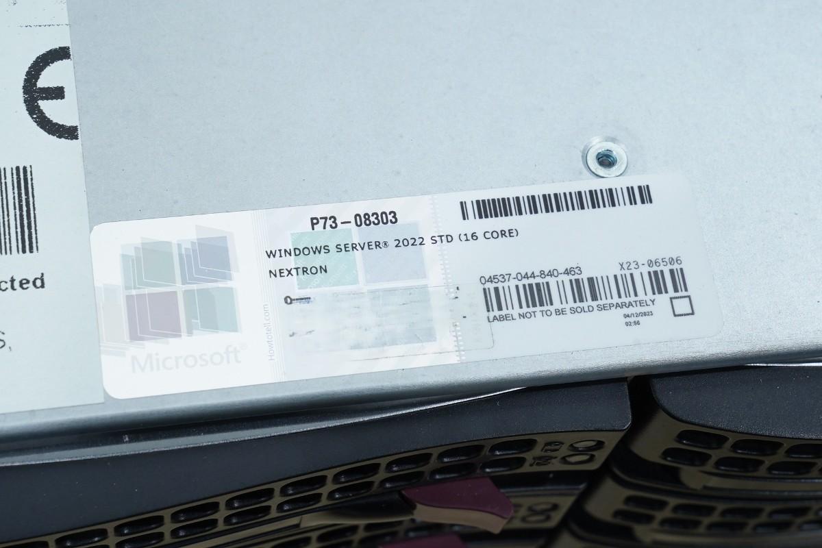Nextron / Supermicro SSG-540P-E1CTR36L 4U lagringsserver – 36-bay