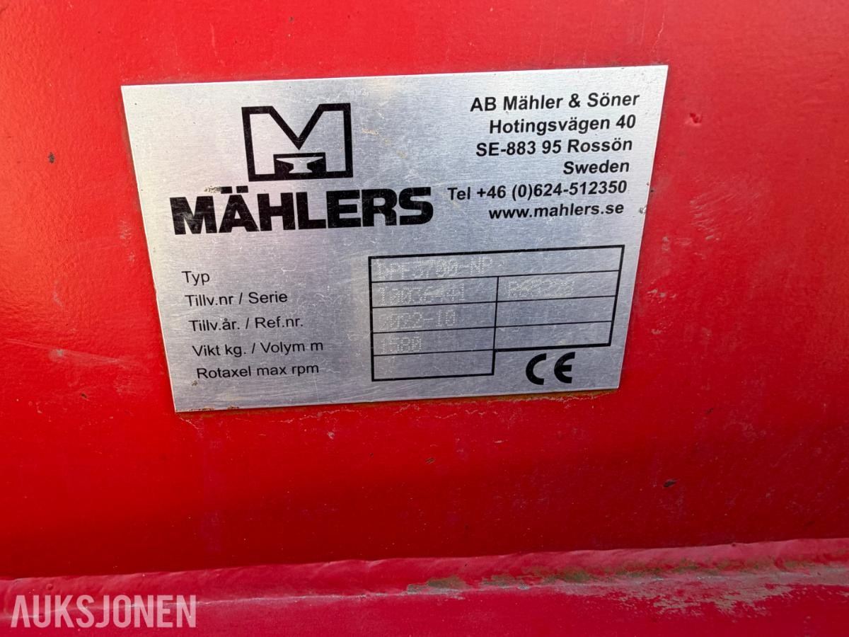 2021 Mählers DPF 3700 DPF 3700