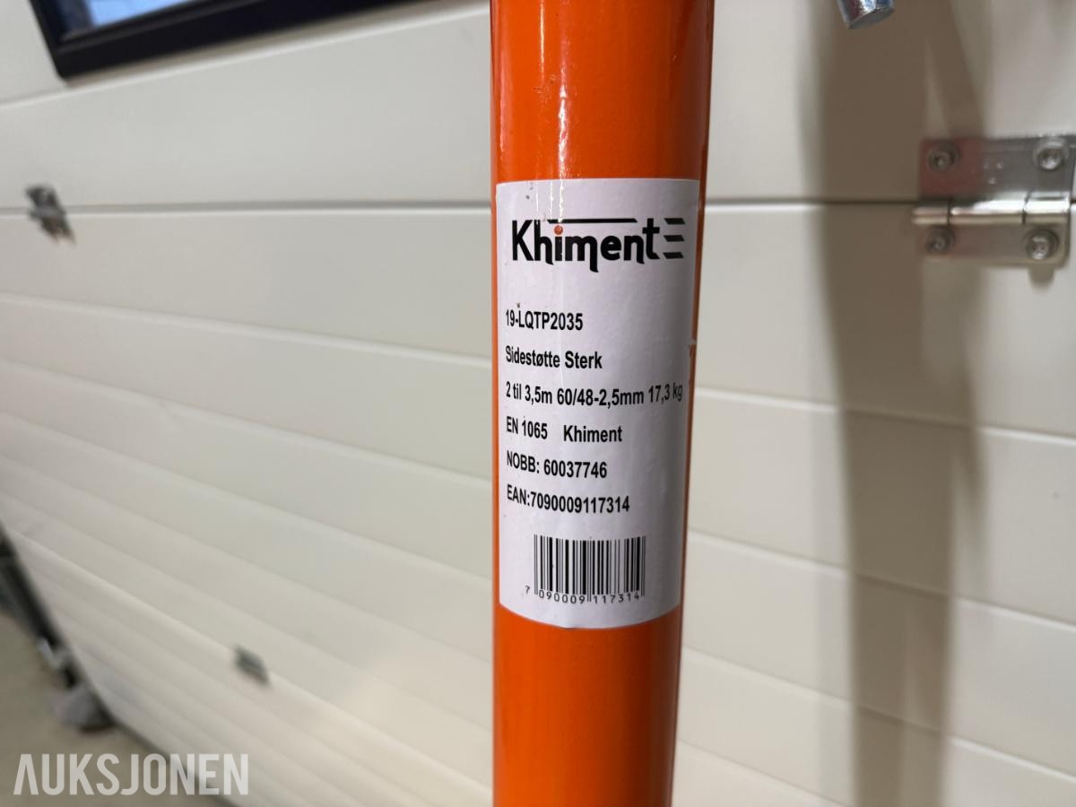 KHIMENT 10stk Sidestøtte kraftig, 2,0-3,5m.