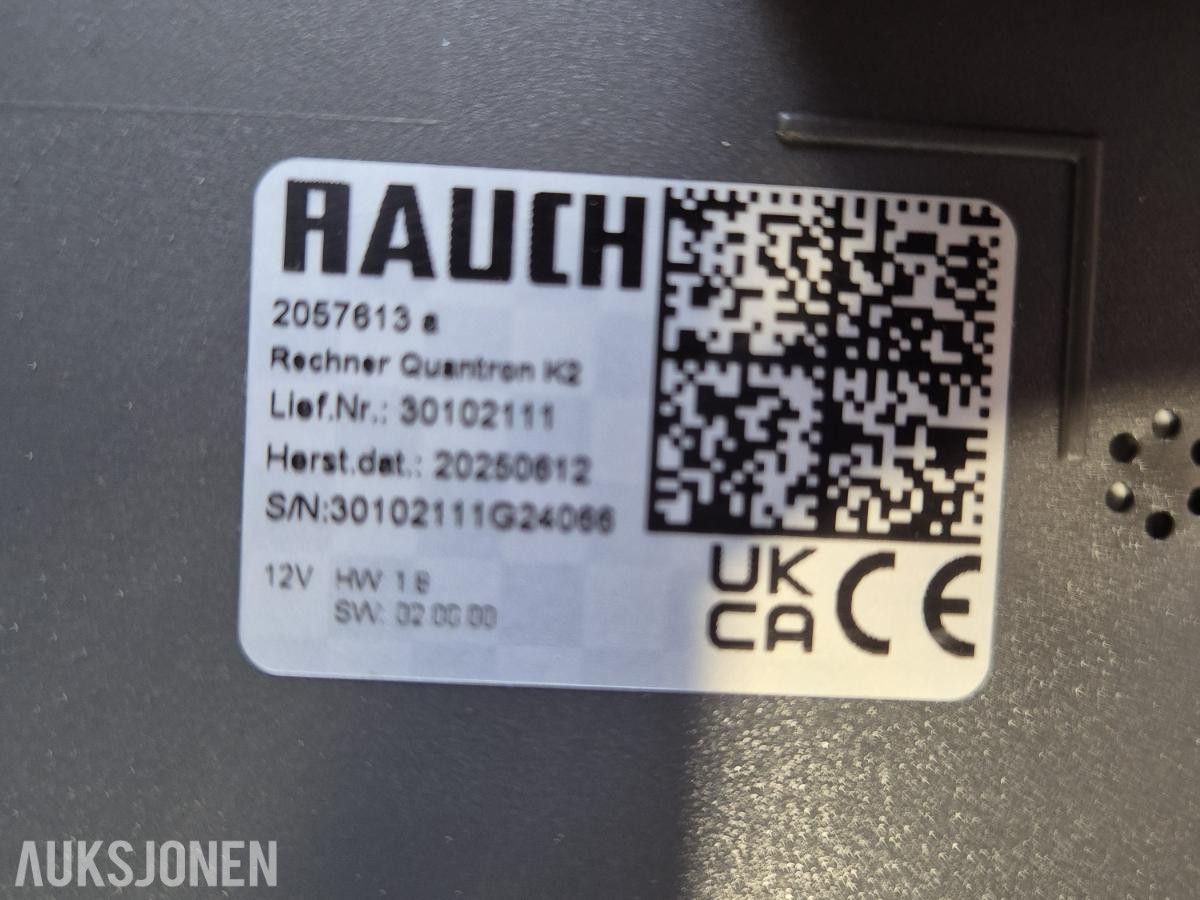 2015 Rauch Axeo 2.1 hydraulisk saltspreder