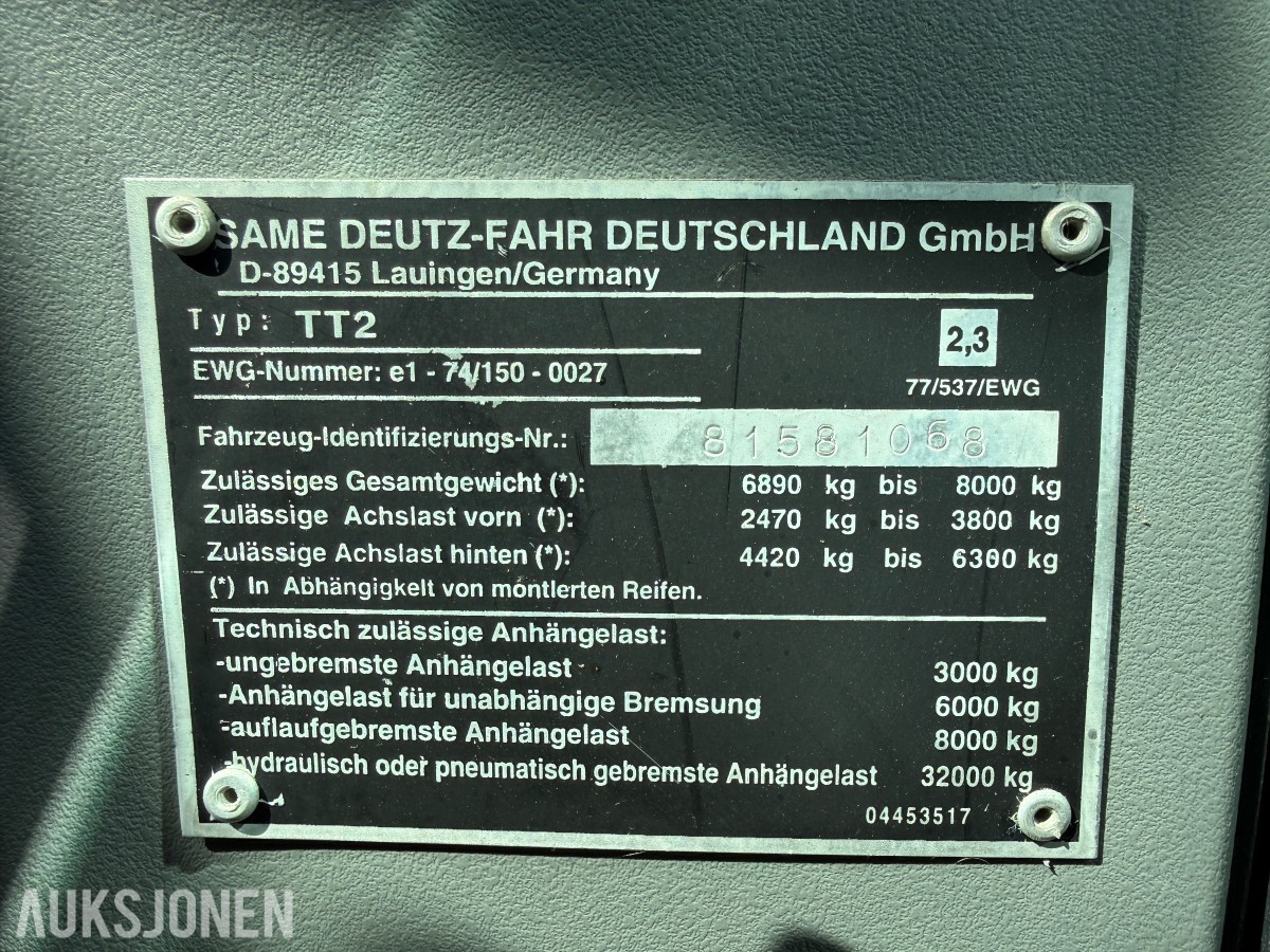 2006 Deutz Agrotron K120