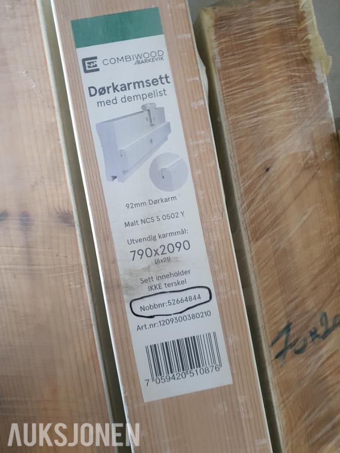 Byggevarer for oppussing – selges samlet