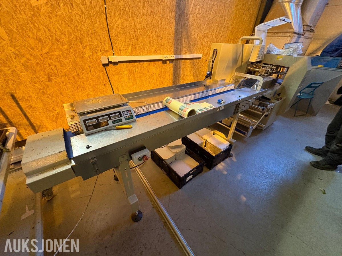 2024 Komplett hydroponisk dyrkingsanlegg med pakkelinje – LED, reoler og vanningssystem