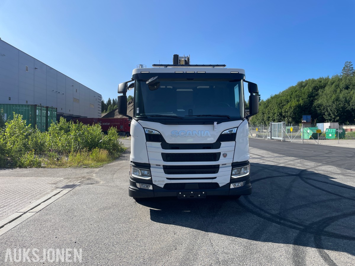 NY 2025 Scania G 410 Renovasjonsbil - Gass m/Terberg påbygg