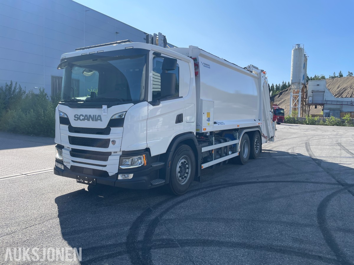 NY 2025 Scania G 410 Renovasjonsbil - Gass m/Terberg påbygg