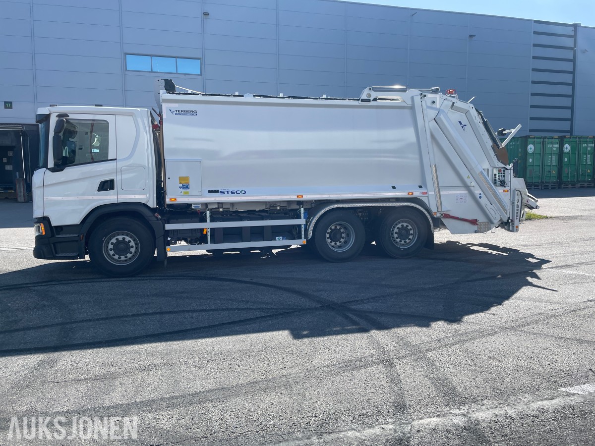 NY 2025 Scania G 410 Renovasjonsbil - Gass m/Terberg påbygg