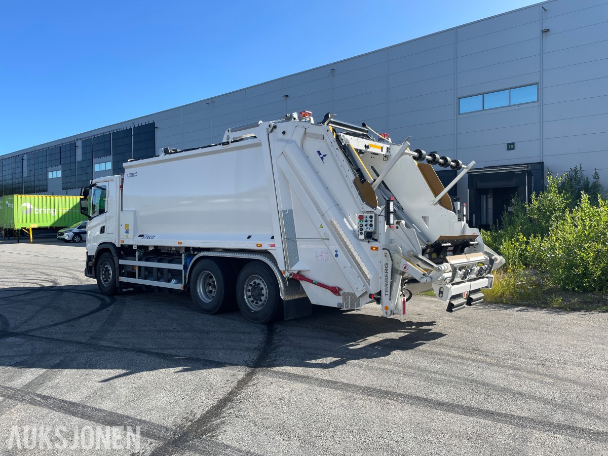 NY 2025 Scania G 410 Renovasjonsbil - Gass m/Terberg påbygg