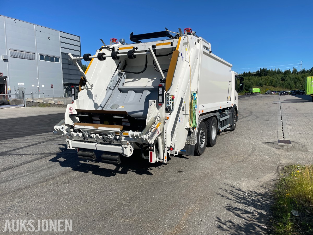 NY 2025 Scania G 410 Renovasjonsbil - Gass m/Terberg påbygg